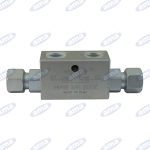 Valvola blocco 3/8 de corta con attacchi 12L