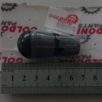 Pomello nero filettato M8