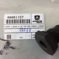 Tappo 1/2" Gas x16 T2H con prsa 1/4" gas