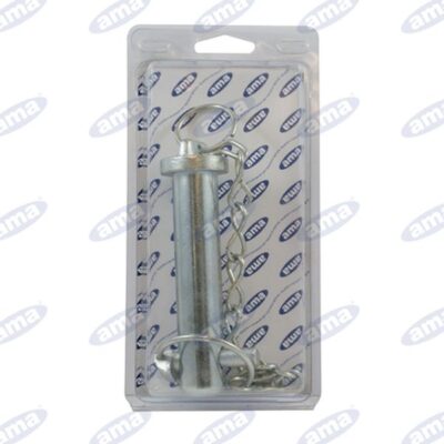 Perno 3° punto Cat2 con spina e catena Ø25x120mm