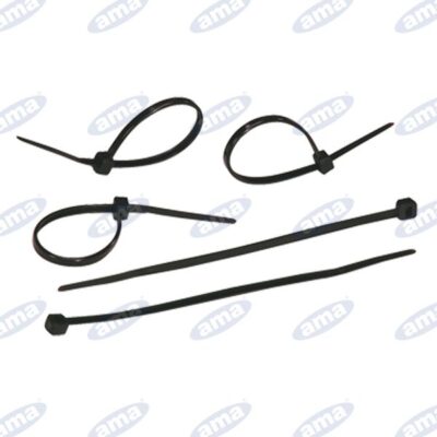 Fascetta plastica nera 380x7,6mm