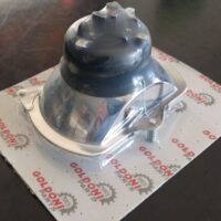 Faro anteriore rettangolare 3viti con bulbo e adattatore tripolare