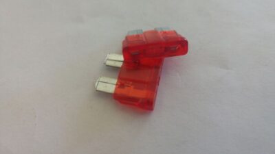 Fusibile bilama 10 amp. rosso