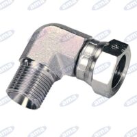 Adattatore 90° 1/4" M/F girevole