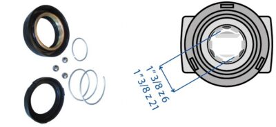 Kit riparazione collare x forcella Benzi QL 1-3/8"