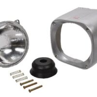 Portafaro dx + Faro + protezione in gomma (no lampadina)