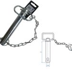 Gancio traino, anello catena e spina Ø28 L174