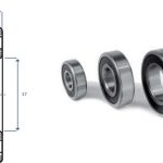 Cuscinetto a sfera 6003 2RS