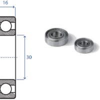 Cuscinetto a sfere 6208 2Z