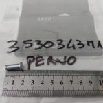 Perno con bordo per seeger