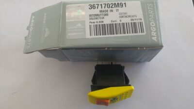 Interruttore PTO giallo rettangolare