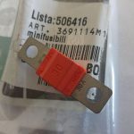 Fusibile Lungo 30A 32V arancio