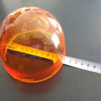 Cupola microboule infrangibile arancione