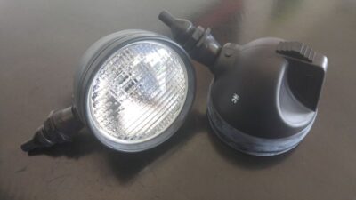 Faro di lavoro tondo + interruttore (no lampadina H3)