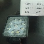 Fari da lavoro tondi a 8 led 24w