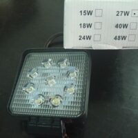 Fari da lavoro tondi a 8 led 24w