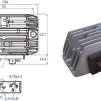 Regolatore con luce spia 26 Ampére
