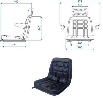 Sedile tipo mini baltic GT60