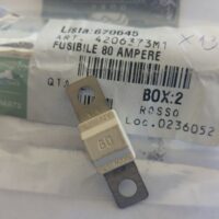 Fusibile Lungo 80A 32V bianco