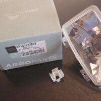 Faro anteriore rettangolare 3 viti con bulbo