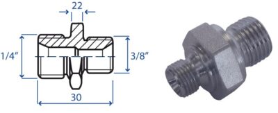 Nipples Riduzione F1/4" - F3/8"
