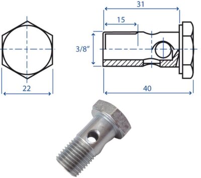 Bocchettone 3/8"