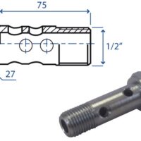 Bocchettone 8 fori 1/2"