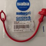 Tappo in gomma per push-pull 1/2 rosso