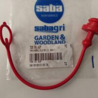 Tappo in gomma per push-pull 1/2 rosso