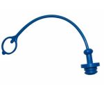 Tappo in gomma per push-pull 1/2 blu