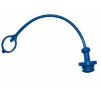 Tappo in gomma per push-pull 1/2 blu