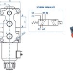 Selettore (deviatore) 6 vie elettrico 3/8" 50lt. 36W 12Vdc