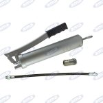 Pompa grassao 500gr (cartuccia da 400gr) valvole sfiato e riempimento 1 tubo flessibile, 1 testina a 4 griffe.