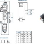 Distributore elettrico 45lt. 2 leve DE 37W 12Vdc