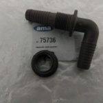 Raccordo passaparete 90°