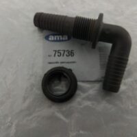 Raccordo passaparete 90°