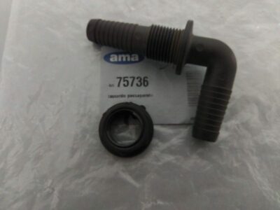 Raccordo passaparete 90°