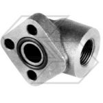 Flangia x pompe idrauliche 1/2" Interasse fori 30mm