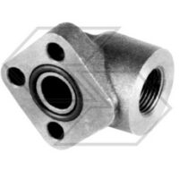Flangia x pompe idrauliche 3/8" Interasse fori 40mm