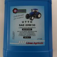 U.T.T.O. 20W30 Lt.5 trasmissioni e freni a bagno d'olio, riduttori e sollevatori.