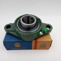 Supporto a flangia con due fori UCFL 207 con cuscinetto ø 35 mm.