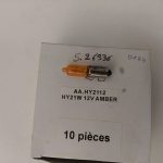 Lampadina alogena 12v 21w (color ambra)