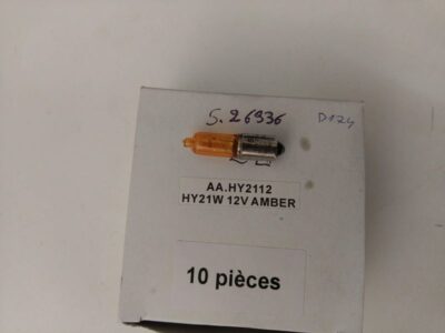 Lampadina alogena 12v 21w (color ambra)