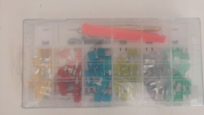 Kit mini fusibili 90pz + tester spia + pinza tirafusibili