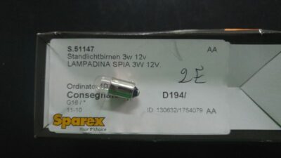 Lampadina 12V 3W BA9S