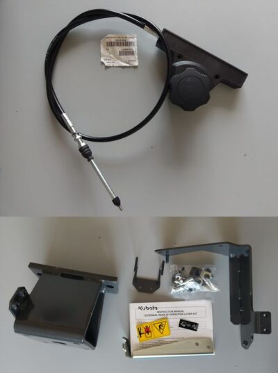 Kit comando esterno sollevatore posteriore + supporto M5Q M5UNQ
