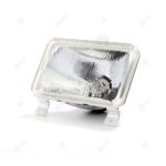 Faro anteriore abbagliante dx rettangolare 3 viti con bulbo