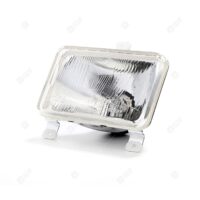 Faro anteriore abbagliante dx rettangolare 3 viti con bulbo