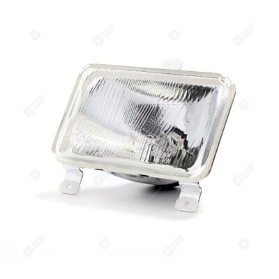 Faro anteriore abbagliante dx rettangolare 3 viti con bulbo