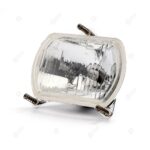 Faro anteriore rettangolare smussato 3 viti con molle